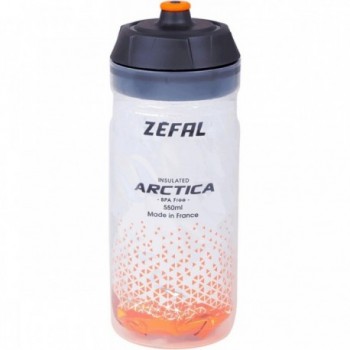 Botella Térmica Arctica 550ml Gris-Naranja - Conservación Calor/Fresco 2.5 Horas - 1