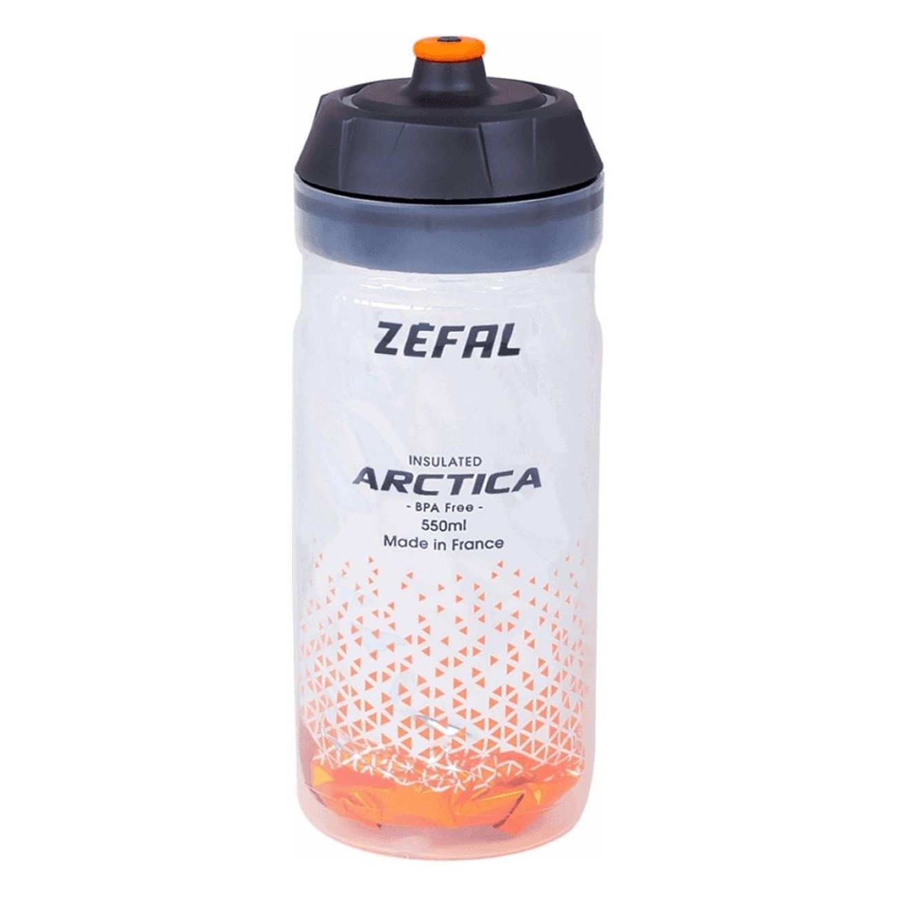 Botella Térmica Arctica 550ml Gris-Naranja - Conservación Calor/Fresco 2.5 Horas - 1