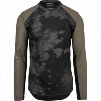 Camiseta MTB Hombre AGU Verde Oscuro Manga Larga - Talla M - 1