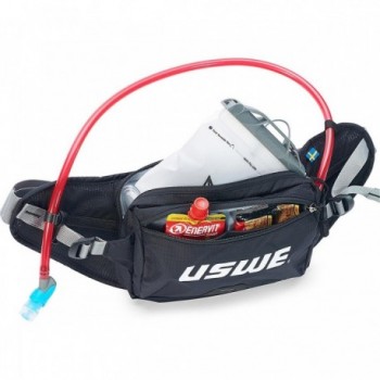 Ceinture d'hydratation Uswe Hip Back Zulo 2 Litres - Noir, Idéale pour VTT - 3