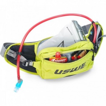 Ceinture d'hydratation Uswe Hip Back Zulo 2 Litres - Noir, Idéale pour VTT - 4