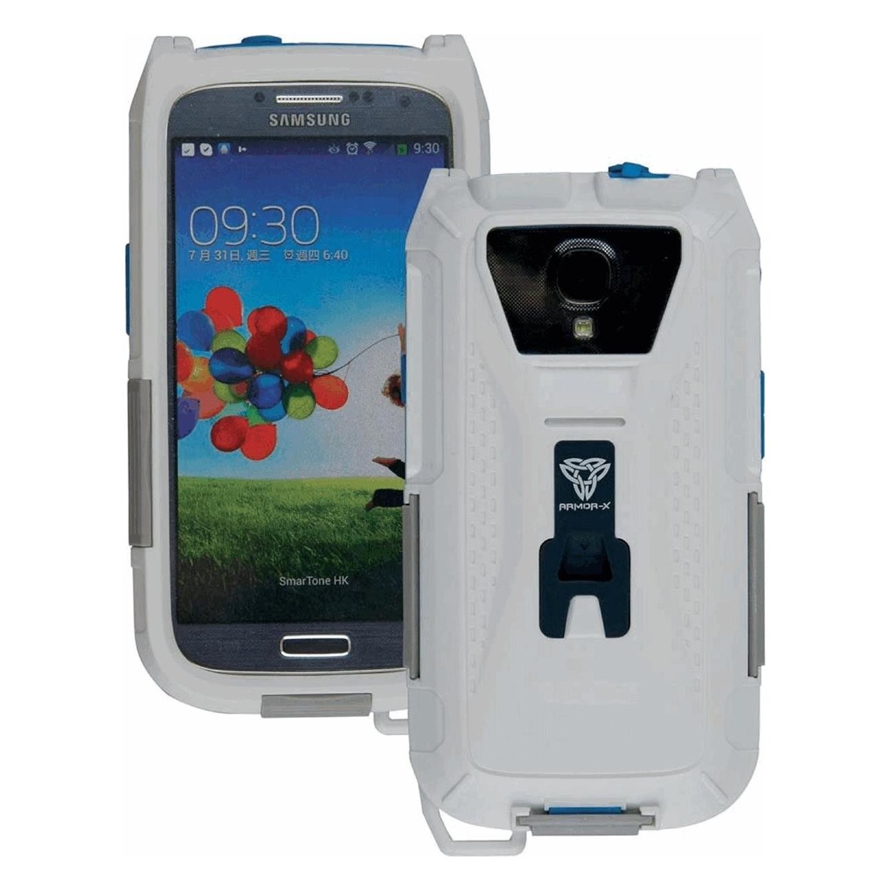 Funda Protectora Negra para Samsung Galaxy S3/S4 con Soporte para Manillar - 1