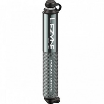 Lezyne CNC Pocket Drive Hand Pump Gray 160 PSI - Compact and Efficient - 1