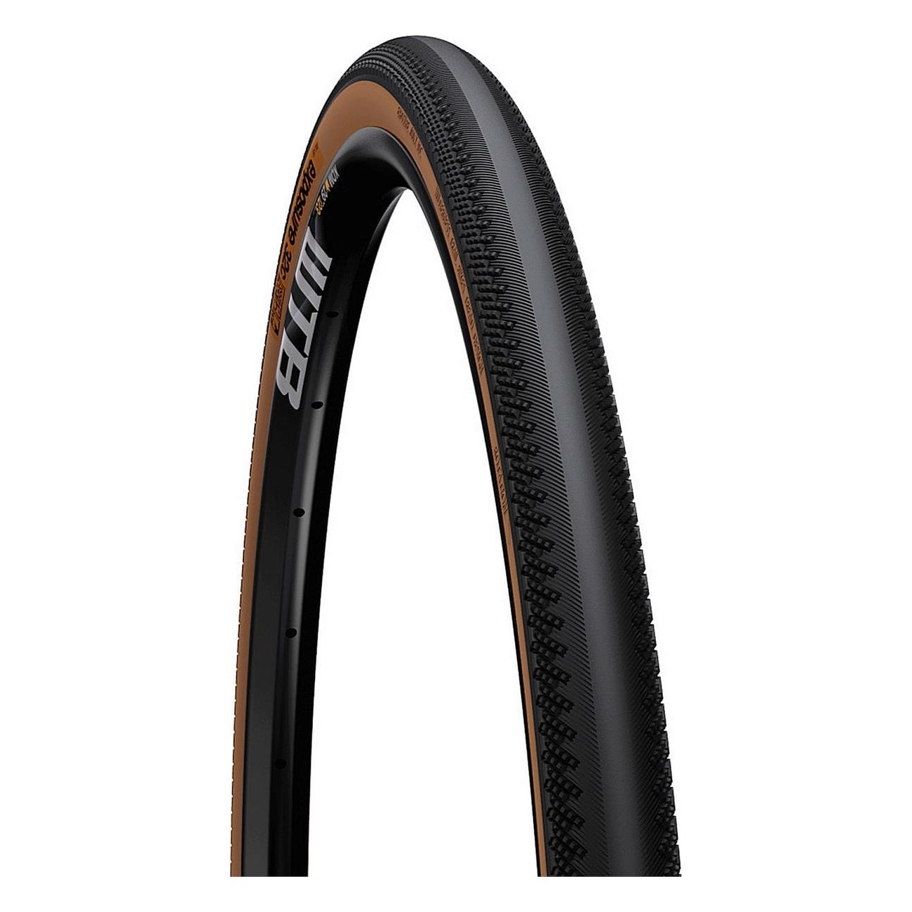 TCS Tubeless Road Tire 700x30c Light Brown Side - High Efficiency & Protection - 1