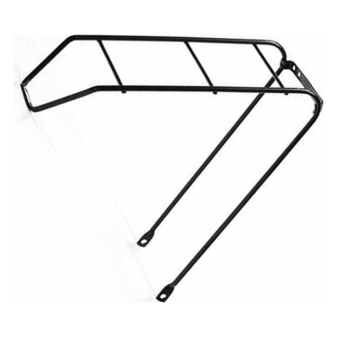 Black Painted Iron Rear Rack for 20-Inch MTB - 1