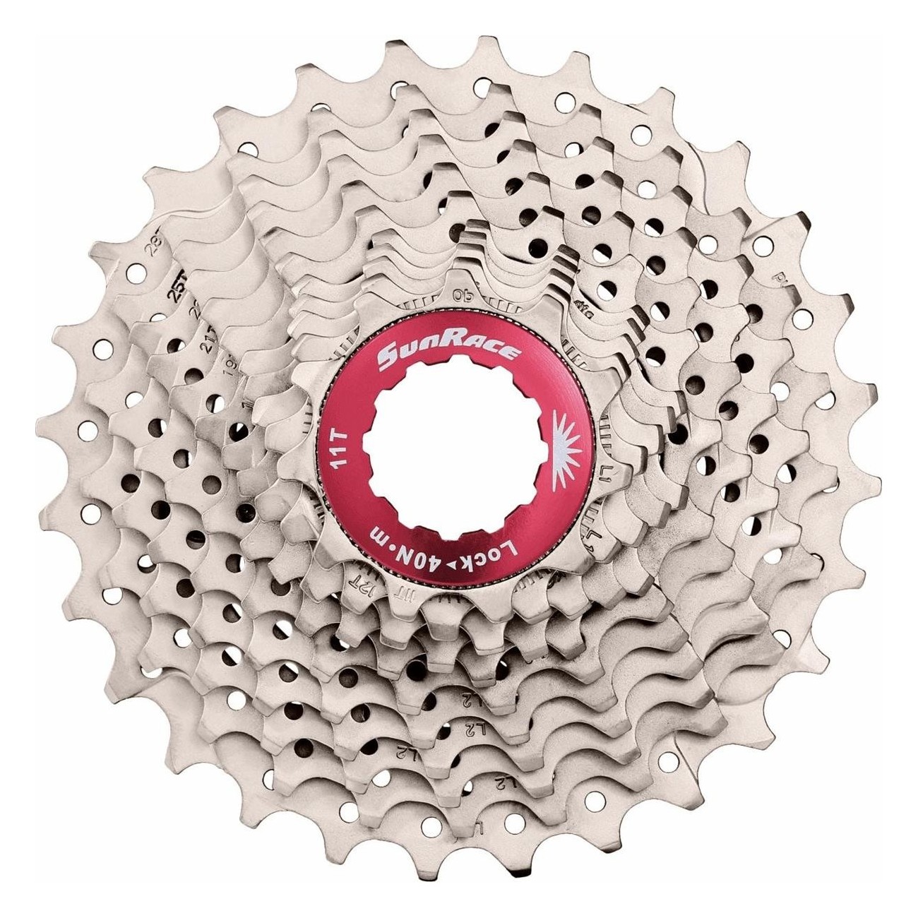 11-Speed 11/32T Silver Aluminum Cassette for Shimano, 290g - Sunrace - 1