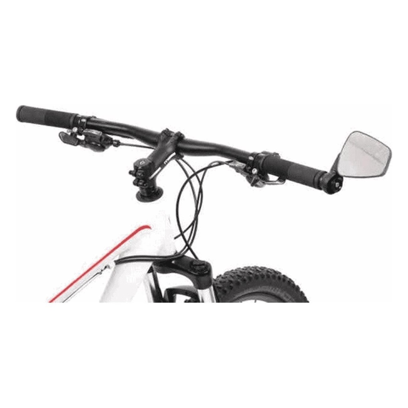 Miroir Latéral Droit Dooback 2 Pliable pour Vélo en ABS Incassable - 2