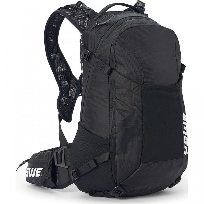 USWE Shred 16L Black Backpack for Bike Adventures - No Dancing Monkey 2.0 - 1