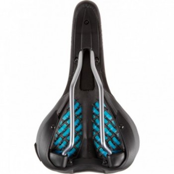 Selle Velo Plush Propotion D2 Homme, 267x160 mm, Noir/Gris, Gel - 2