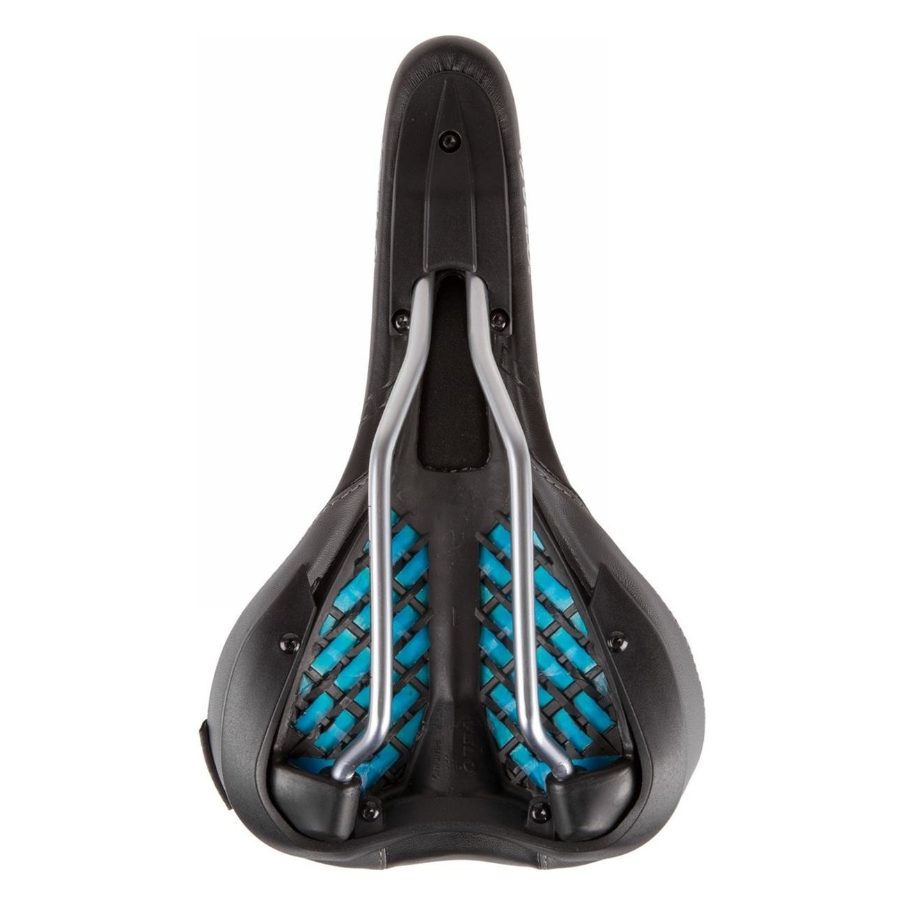 Selle Velo Plush Propotion D2 Homme, 267x160 mm, Noir/Gris, Gel - 2