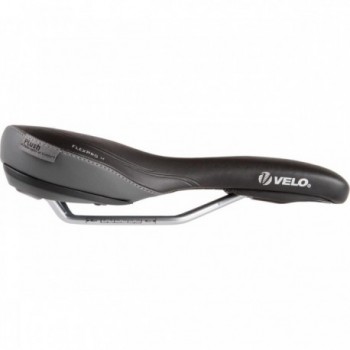 Sella Velo Plush Propotion D2 Uomo, 267x160 mm, Nero/Grigio, con Inserto in Gel - 3 - Selle - 0698238410090