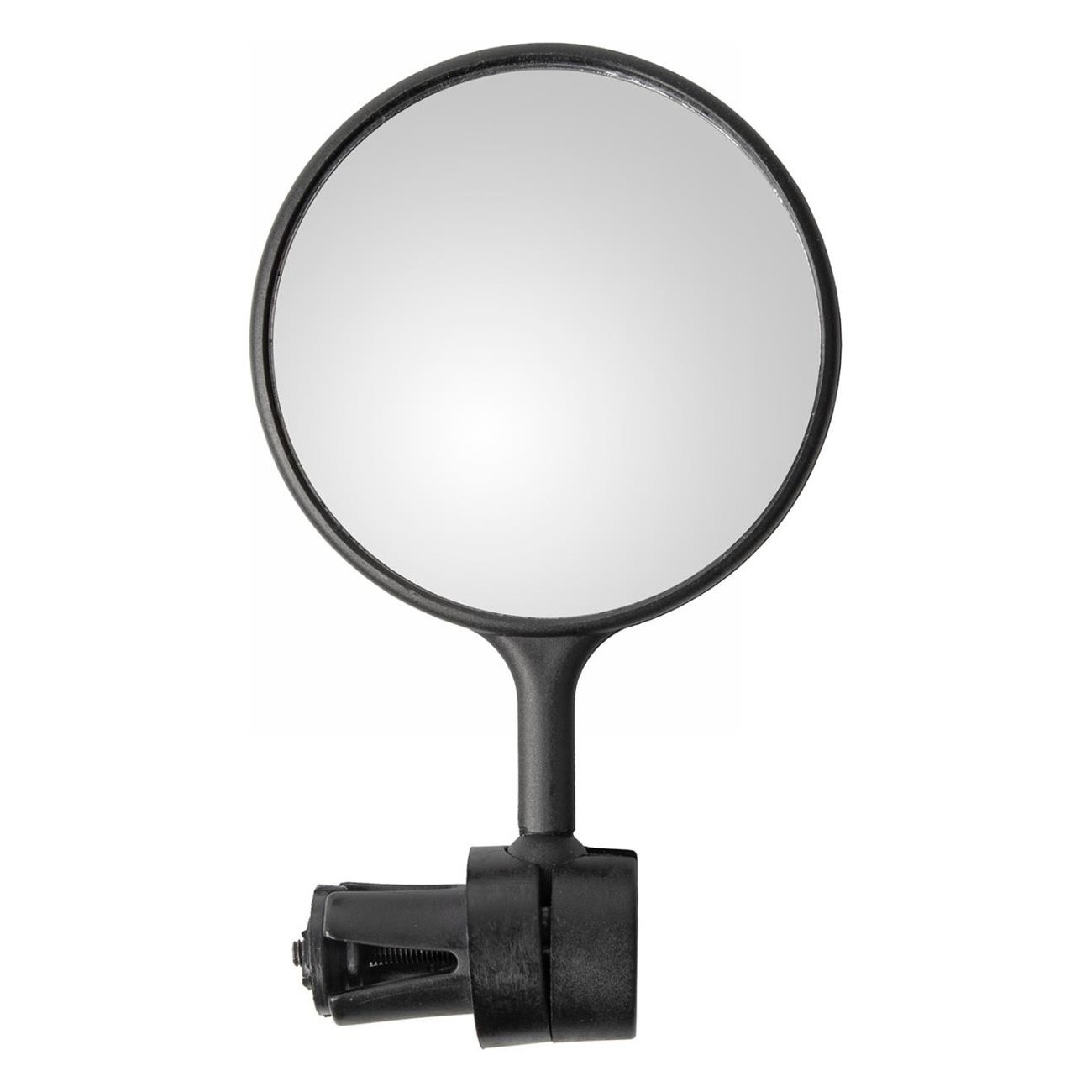 Miroir de vélo noir 78mm avec support interne pour guidon - 1