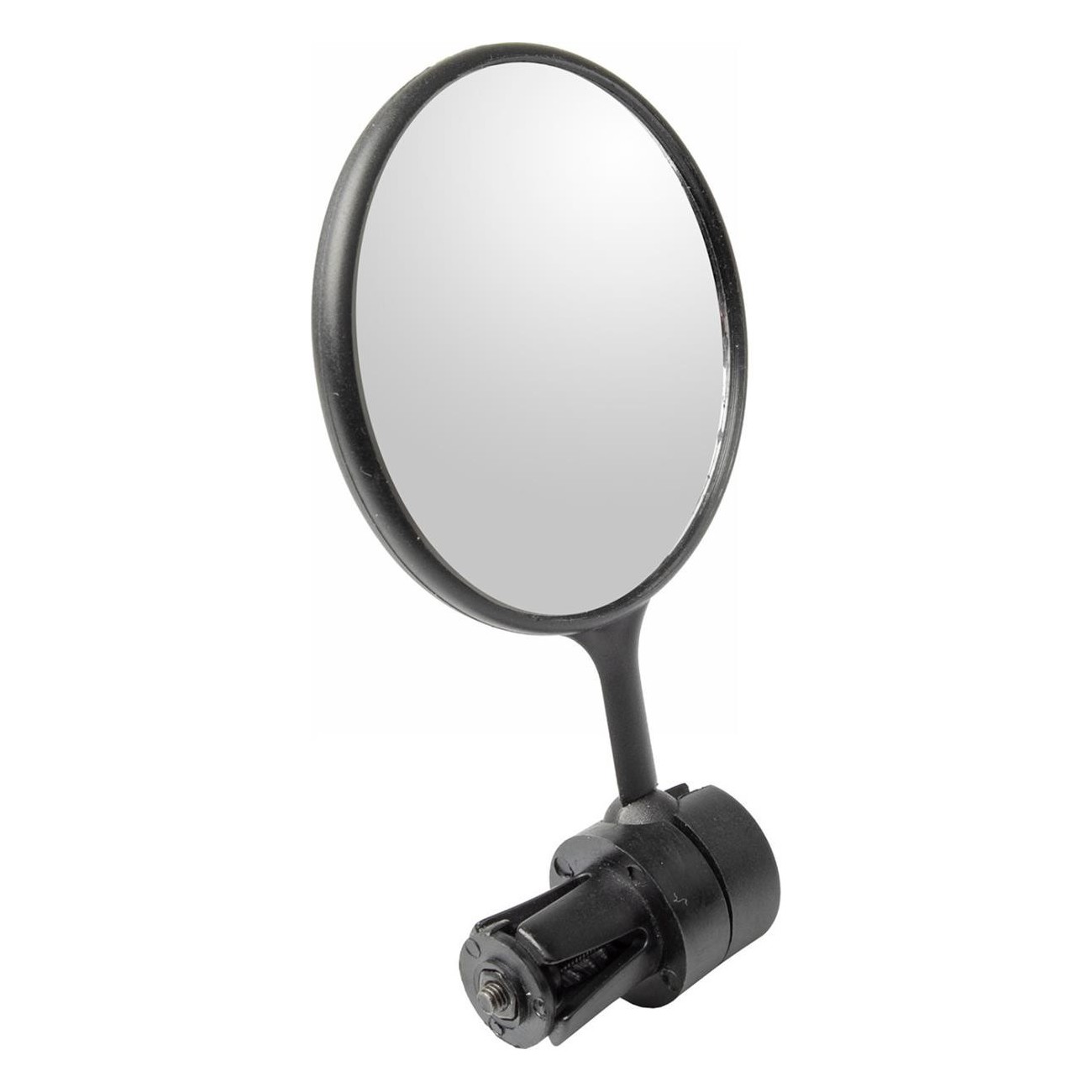 Miroir de vélo noir 78mm avec support interne pour guidon - 2