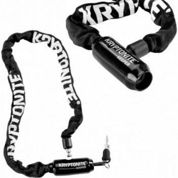 Keeper Chain 5mm with Key, 850mm Length, Black - Bicycle Security - 1