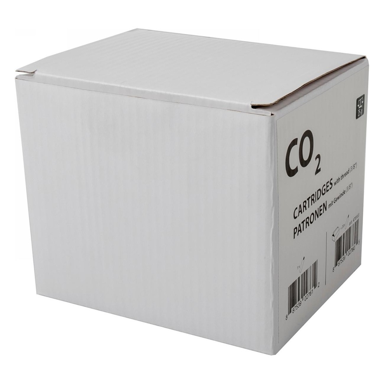 Cartucce CO2 25g in Ottone Zincato con Filettatura - Set da 2 Pezzi - 2 - Bombolette e dosatori co2 - 0887539027612