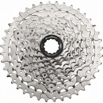 Cassetta 9V 11-42 Denti in Nickel Argento Compatibile Shimano - Sunrace - 1 - Cassette - 4710944268812