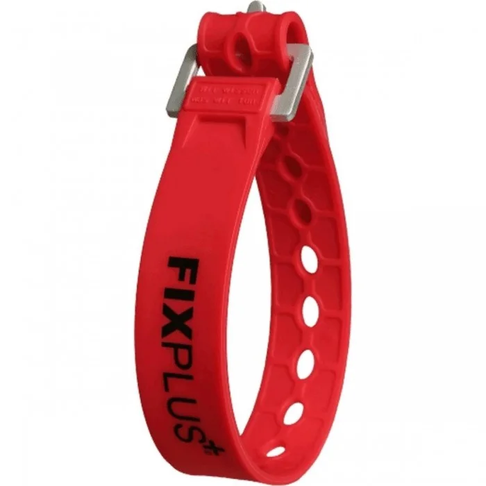 Fixplus 35 cm Red TPU Tie Strap, 90 kg Capacity - Frame Attachment - 1