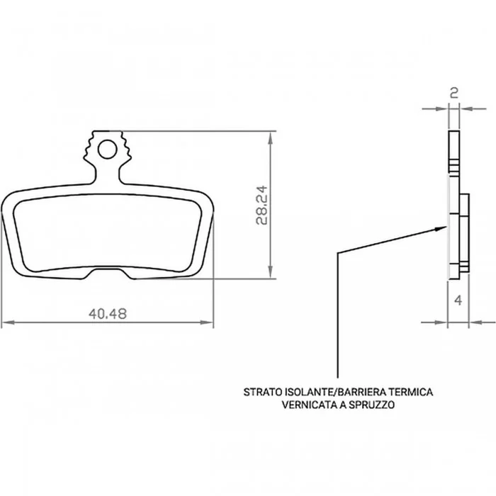 Pastiglie Freno SRAM Code R per E-bike - Compatibili con Modelli Code 2011+, Guide RE, G2 RE, DB8 - 1 Set - 1 - Pastiglie - 8059