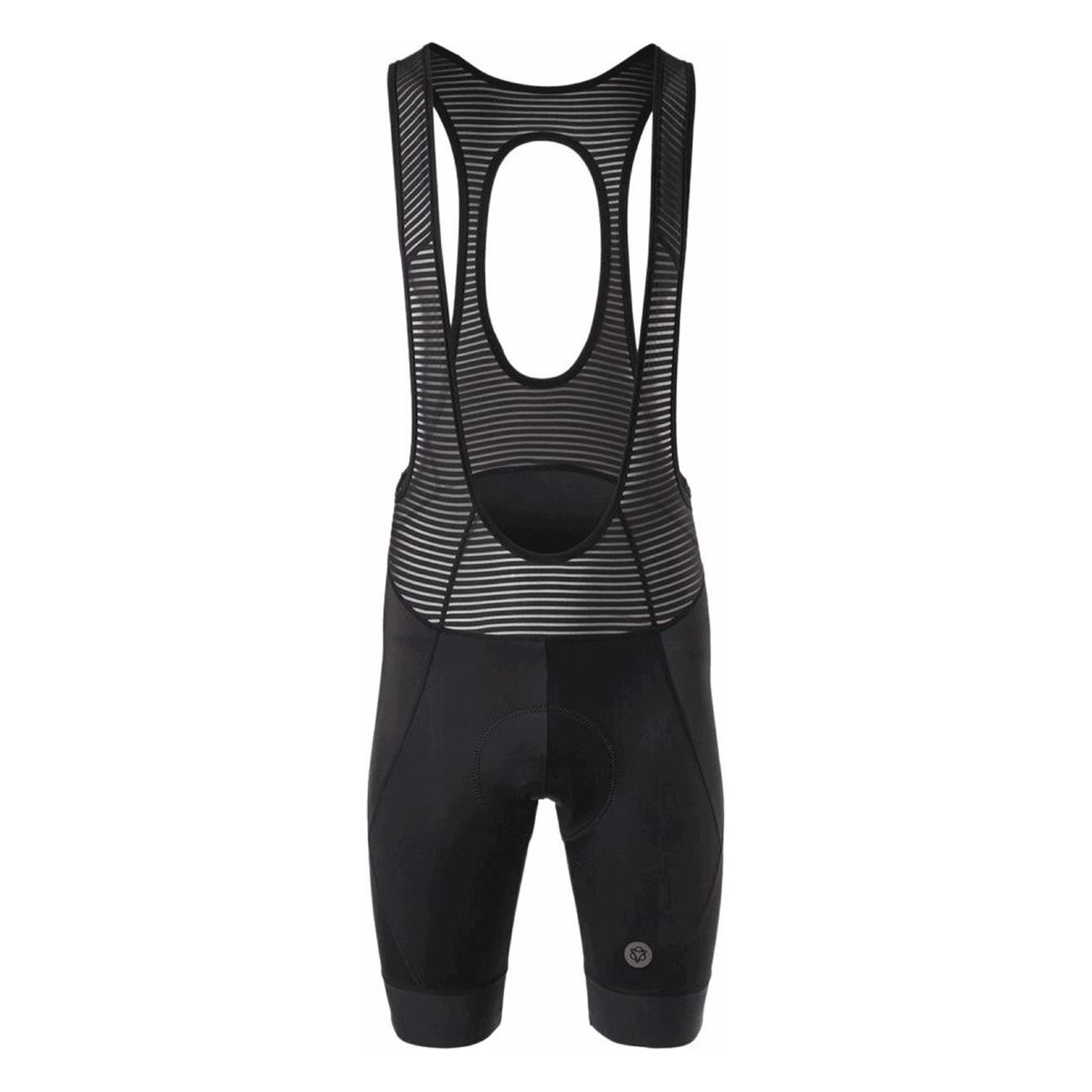 Men's Black XL Sport Pro Short Bib Shorts in Power Lycra with RED120 Pad - 1