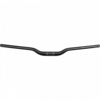 Guidon MTB Ergo XXL Noir 31.8mm L700mm AL 6061 T6 avec Rise 30mm et Back/Up Sweep 16°/+5° - 1