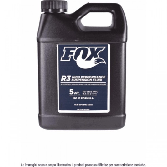 R3 5WT Suspension Oil 1L for Float X2, DHX2 Pre-2021, FIT4 2016/2017 - 1