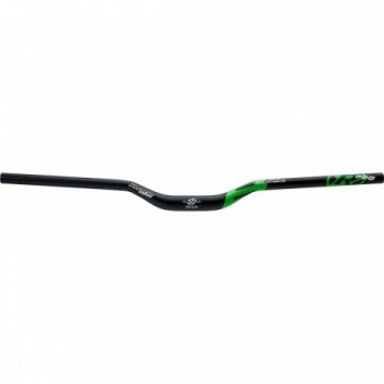 Reverse Handlebar 790mm ø31.8mm with Rise 35mm Black-Green for Enduro, All Mountain, DH - 1