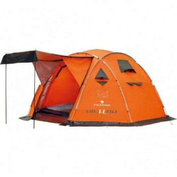 First Aid Base Camp Tent with Orange Interior One Size - 1