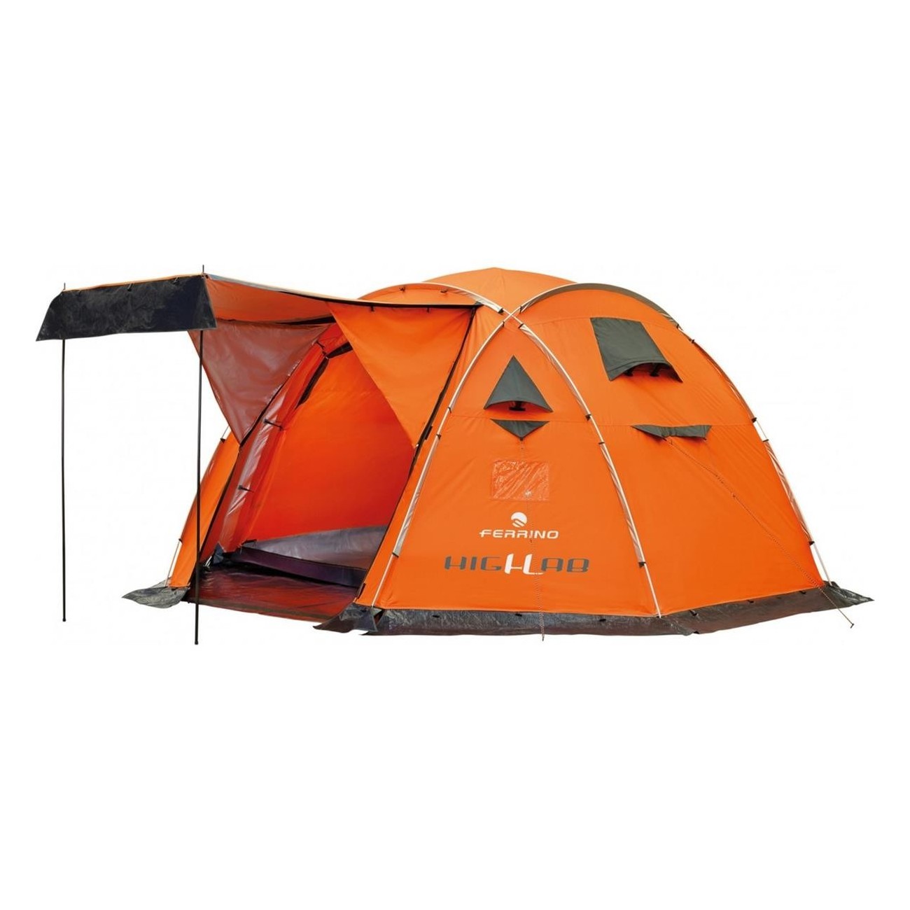 First Aid Base Camp Tent with Orange Interior One Size - 1