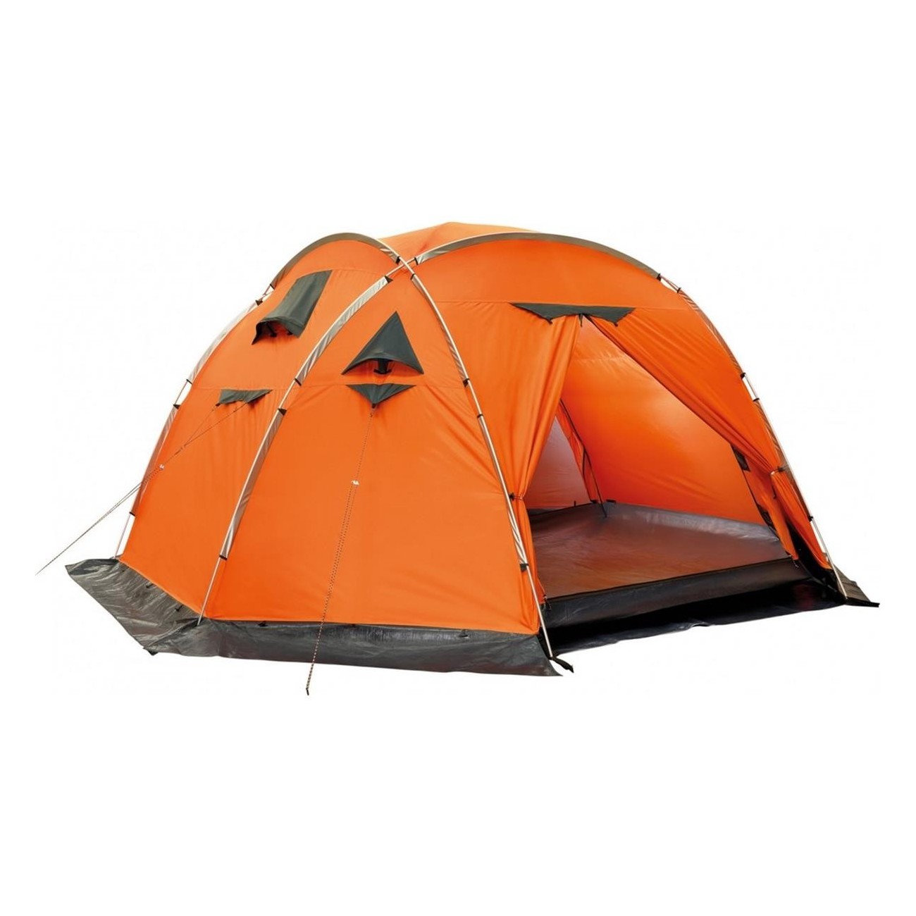 First Aid Base Camp Tent with Orange Interior One Size - 3