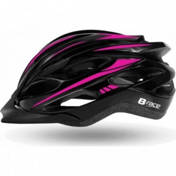 Casque Granith In-Mold Noir/Fuchsia Taille M 54-58 cm - Certifié EN1078 - 1