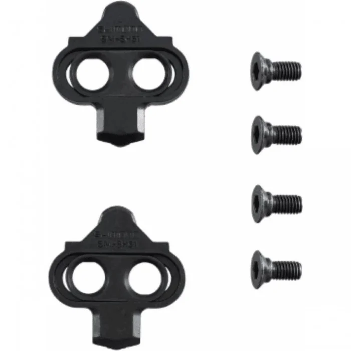 Tacchette SPD Shimano SH51 per MTB - Sgancio Unidirezionale e Durata Elevata - 1 - Tacchette - 4550170646967