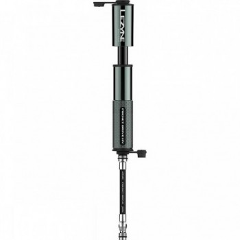 Lezyne CNC Pocket Drive HV Hand Pump Gray - High Efficiency for MTB and Gravel - 2