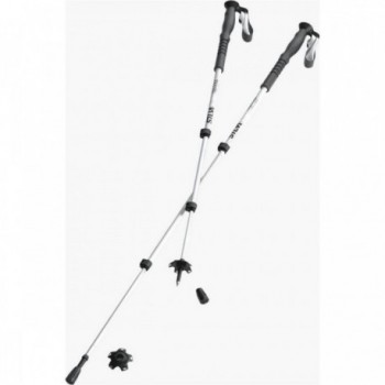 Silva Aluminum Trekking Poles with Foam Grips and Flick-Lock System - 1