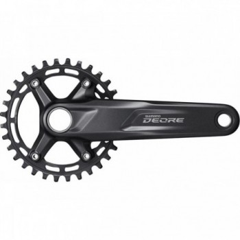 Shimano Deore FC-M5100 Crankset 1x11V, 30T, 175mm, Black - Excellent Performance - 1