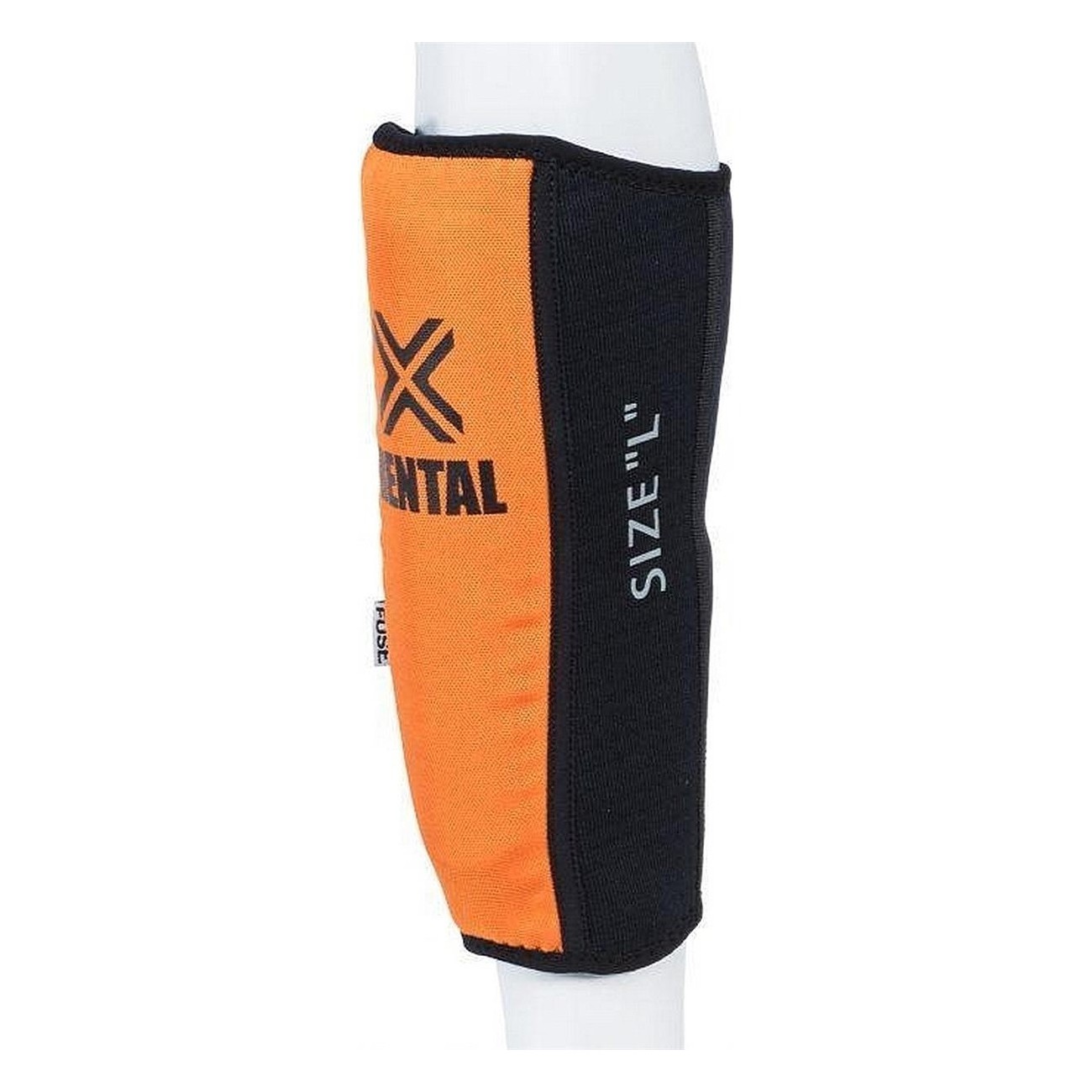 Fuse Alpha-Rental Shin Guards Size M Black and Orange - Protection for Skate and Bike Park - 2