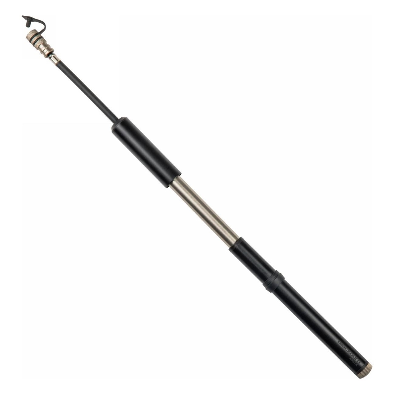 Mini Pompe Airstick Noire en Aluminium avec Valve Presta 100PSI - 2