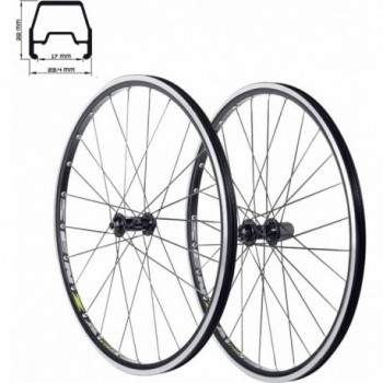 26 Inch Tubeless MTB Wheels X5 in Black Aluminum BLACKJACK - 1