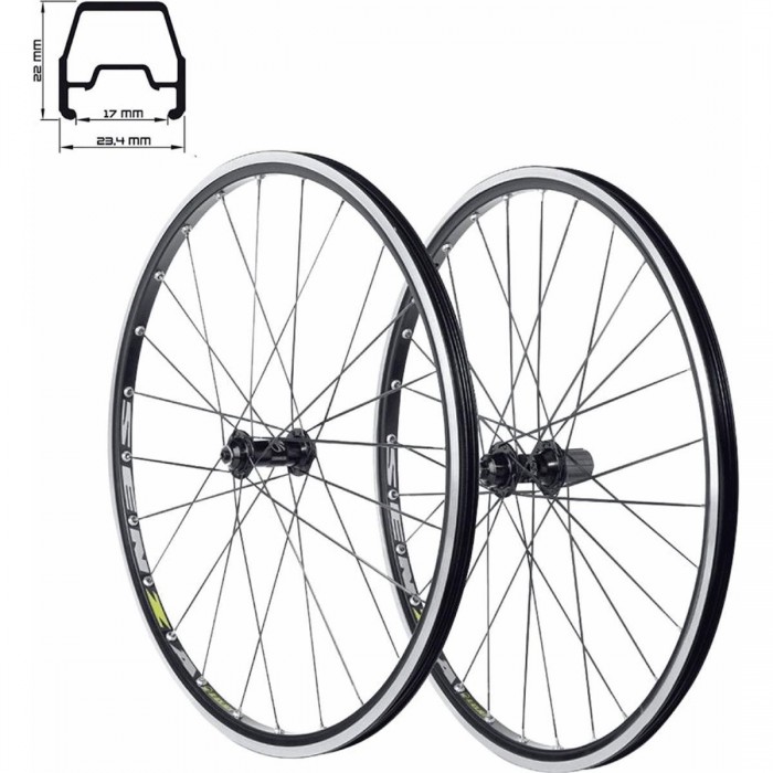 26 Inch Tubeless MTB Wheels X5 in Black Aluminum BLACKJACK - 1