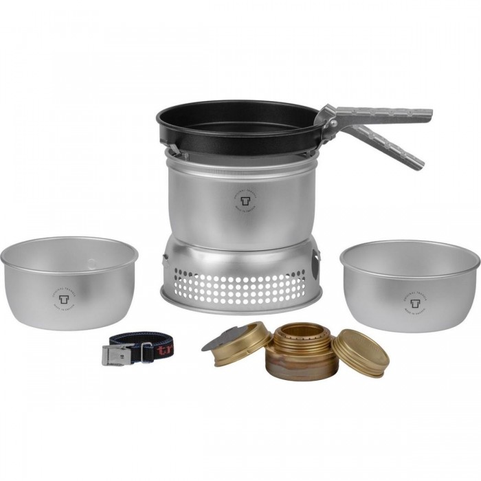 Set de Cocina Ultraligero Trangia 27-3 UL con Quemador de Alcohol para 1-2 Personas - 1