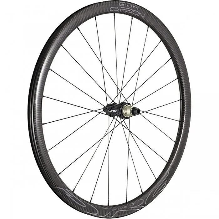 GDR Carbon Rear Wheel for Gravel, SH 11/12v, Forged Aluminum, 765g, Tubeless Ready - 1