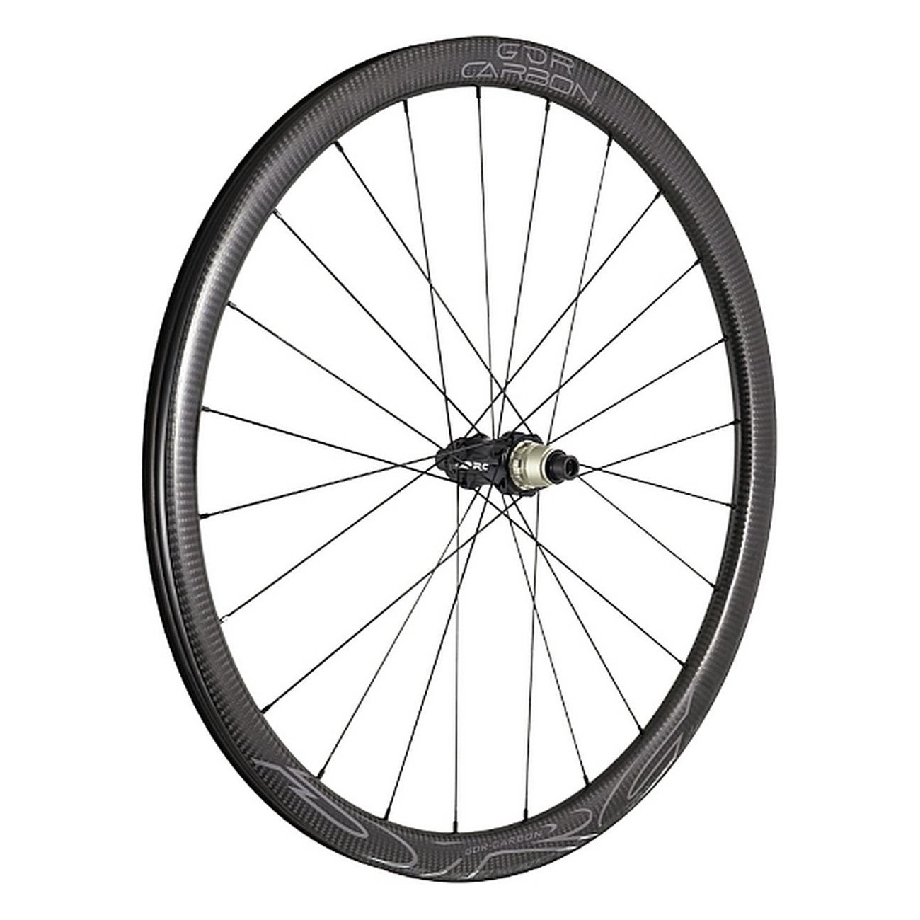 Rueda Trasera GDR de Carbono para Gravel, SH 11/12v, Aluminio Forjado, 765g, Tubeless Ready - 1