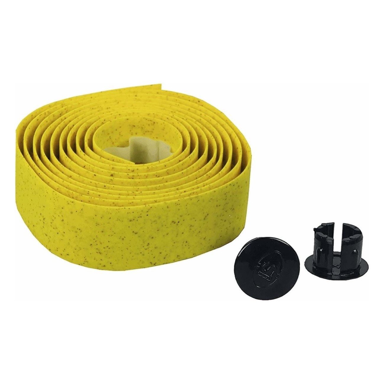 Yellow Handlebar Tape in Polyurethane and Natural Cork for Adults - Comfort & Style - 1