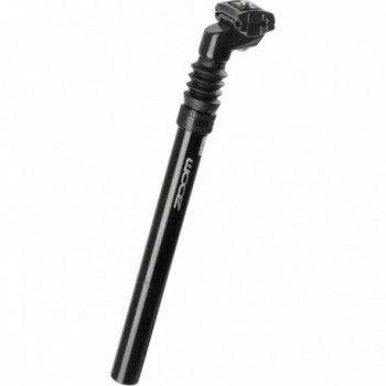 Black Aluminum Zoom Seatpost 350x30.9 mm with Adjustable Suspension - 1