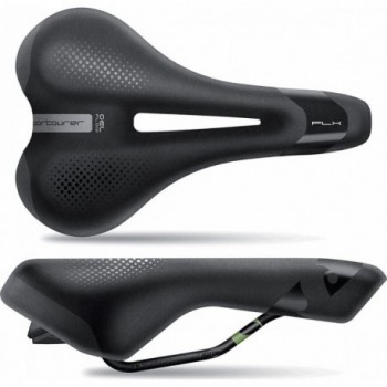 Selle FLX Lady Gel Flow 170x265mm - Confort et Performance Soft Touch, 435g - 1