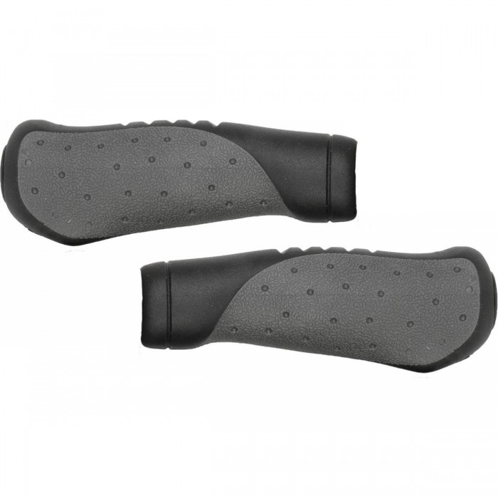 VELO Comfort D2 Griffe Schwarz/Grau 135mm - Ergonomische Griffe mit Stoßdämpfung - 1