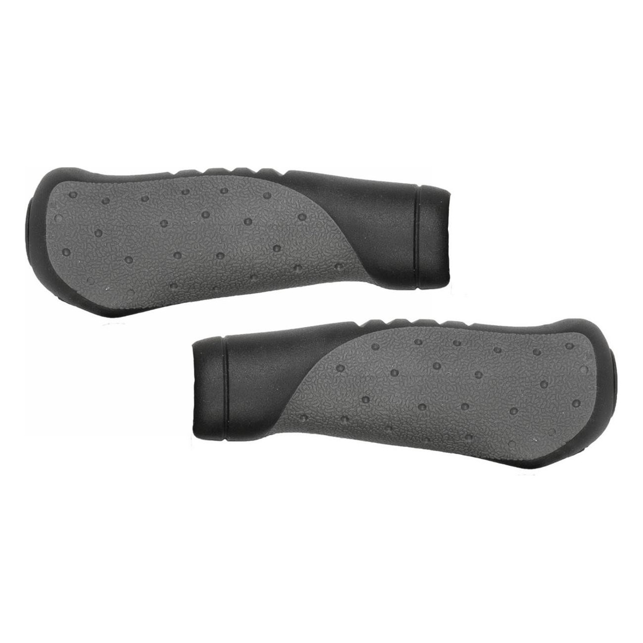 VELO Comfort D2 Griffe Schwarz/Grau 135mm - Ergonomische Griffe mit Stoßdämpfung - 1