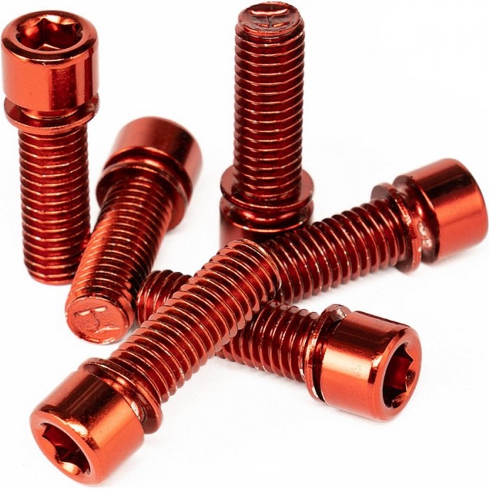 Set di 6 Viti Salt Solid Rosse M8x25mm per Fissaggio Affidabile - 1 - Altro - 4055822529273