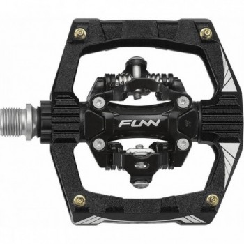 Ripper SPD Pedal Doppio Uso in Aluminium 6061 CNC Schwarz/Gold 93x100x21mm - 1