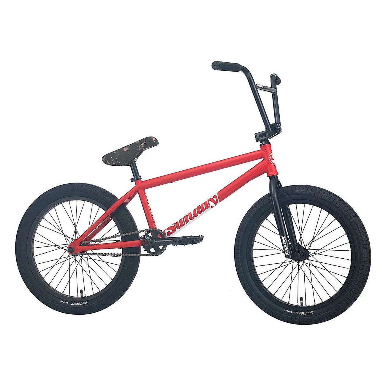 Bicicleta Sunday Forecaster 20.75' Rojo Mate - Diseño Atractivo y Marco Cromado - 1