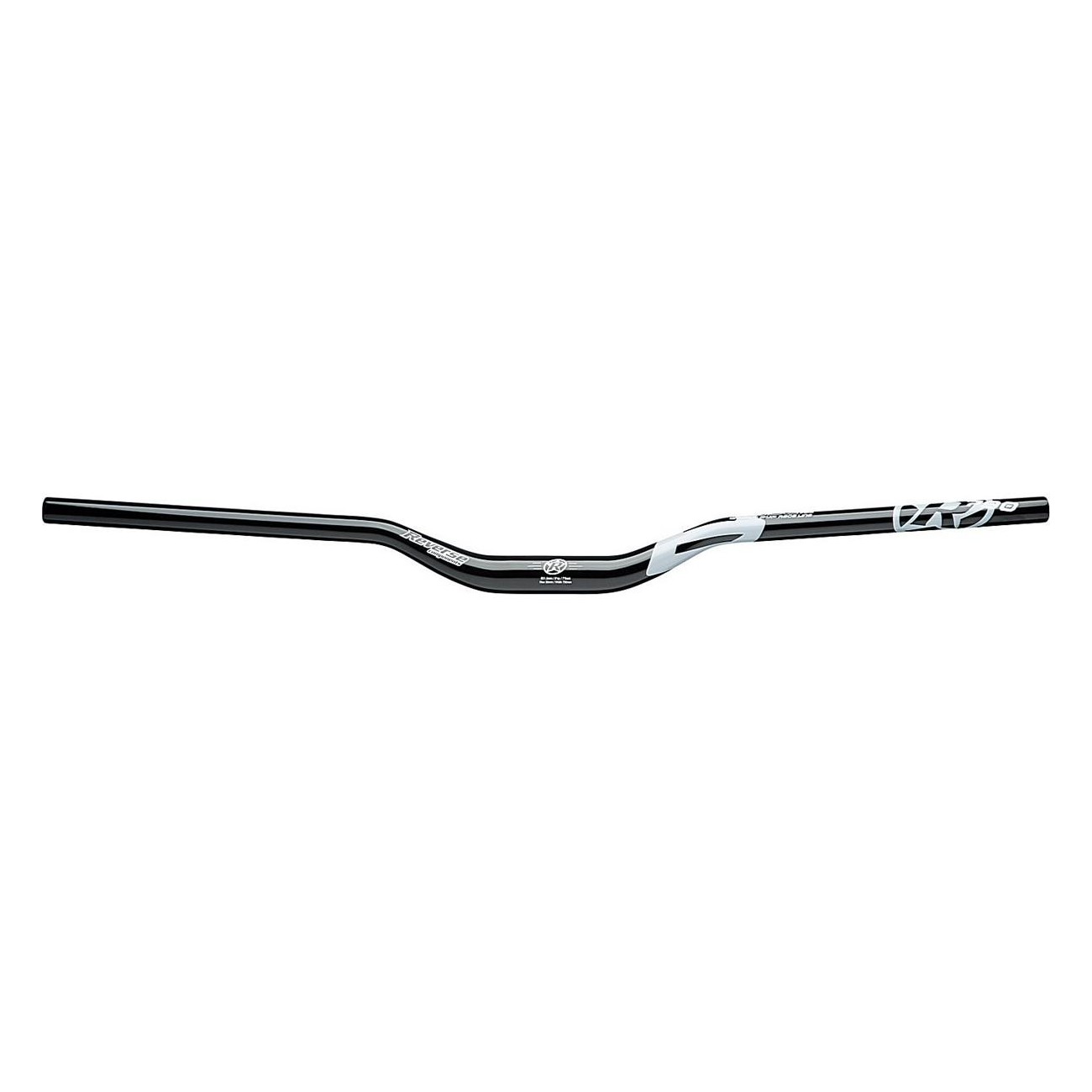 Reverse Handlebar 790mm Ø31.8mm with 35mm Rise - Black-Grey, Ideal for Enduro - 1